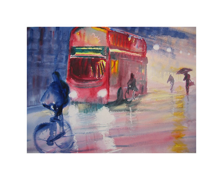 red bus